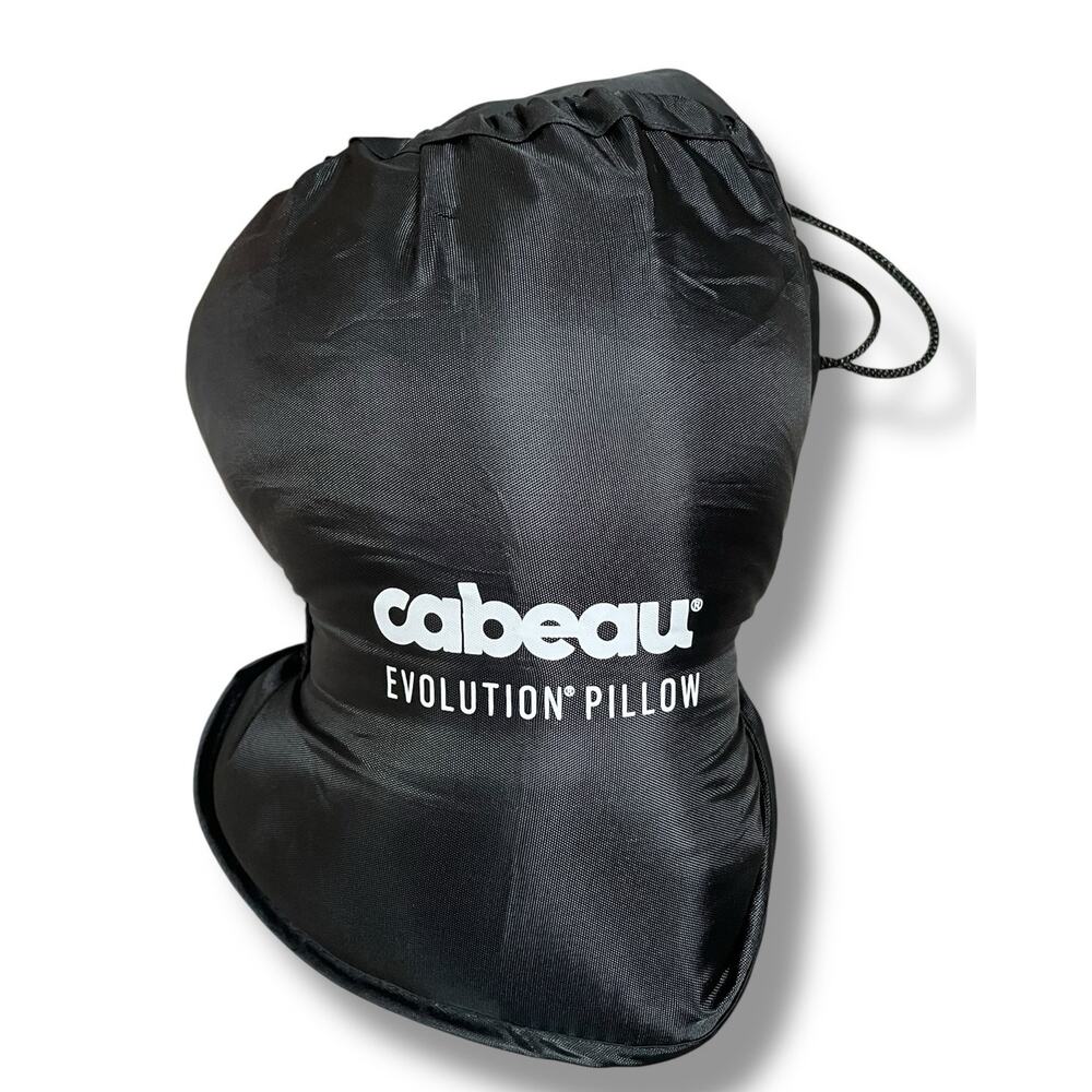 Cabeau Evolution Travel Pillow Pink Memory Foam Neck Support Washable Carry Case